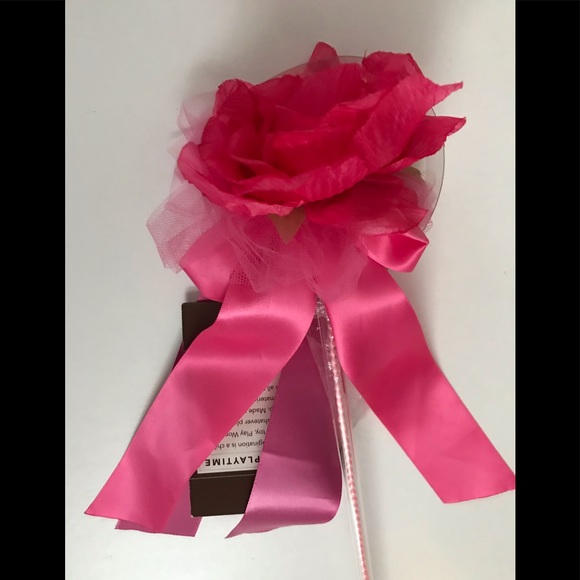 👛🌸PLAY WONDER Flower Wand & Satin Purse NWT - Picture 2 of 9